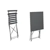 Table set with 2 chairs Home ESPRIT Grey 60 x 60 x 71 cm