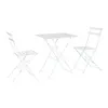 Table set with 2 chairs Home ESPRIT White 60 x 60 x 71 cm