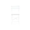 Table set with 2 chairs Home ESPRIT White 60 x 60 x 71 cm