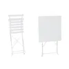 Table set with 2 chairs Home ESPRIT White 60 x 60 x 71 cm