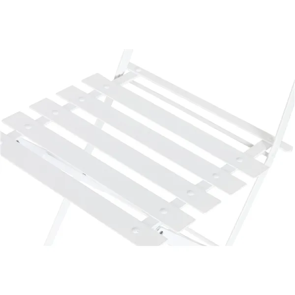 Table set with 2 chairs Home ESPRIT White 60 x 60 x 71 cm