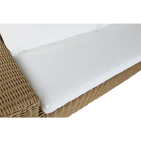 Garden sofa Home ESPRIT Beige Light brown 222 x 87 x 63 cm