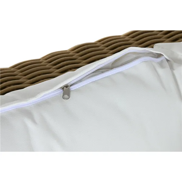 Garden sofa Home ESPRIT Beige Light brown 222 x 87 x 63 cm