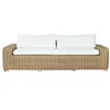Garden sofa Home ESPRIT Beige Light brown 222 x 87 x 63 cm