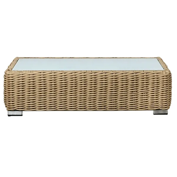 Centre Table Home ESPRIT Beige Light brown 110 x 60 x 35 cm