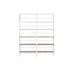 Shelves Home ESPRIT White Natural Metal Mango wood 180 x 35 x 220 cm