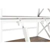 Shelves Home ESPRIT White Natural Metal Mango wood 180 x 35 x 220 cm