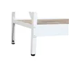 Shelves Home ESPRIT White Natural Metal Mango wood 180 x 35 x 220 cm