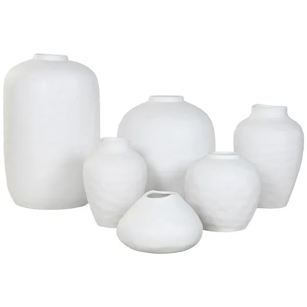 Vase Home ESPRIT Beige Stoneware Traditional style 26 x 26 x 19 cm