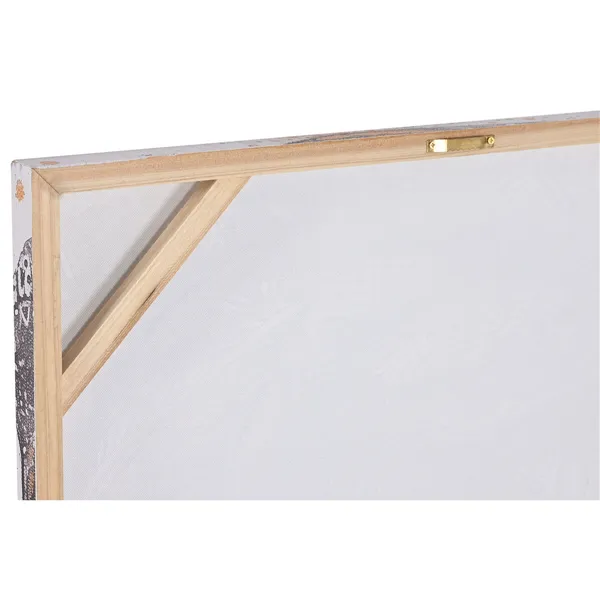 Canvas Home ESPRIT Canvas MDF Wood 60 x 3 x 90 cm