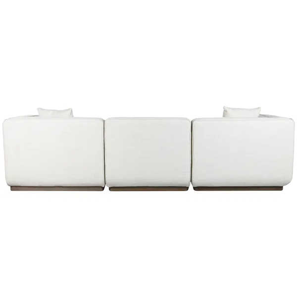 Sofa Home ESPRIT Cream Scandi 279 x 171 x 72 cm