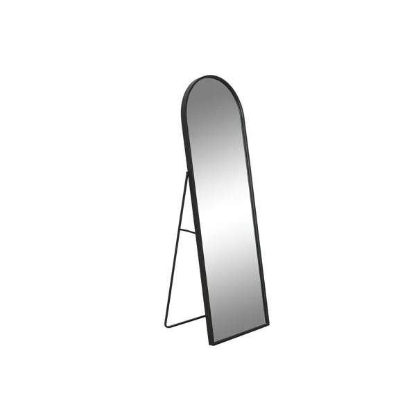 Free standing mirror Home ESPRIT Black Crystal Iron 50 x 4 x 150 cm