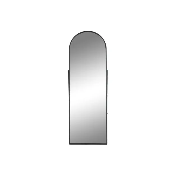 Free standing mirror Home ESPRIT Black Crystal Iron 50 x 4 x 150 cm