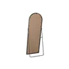 Free standing mirror Home ESPRIT Black Crystal Iron 50 x 4 x 150 cm