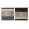 Canvas Home ESPRIT Brown Black Abstract Urban 102 x 4,5 x 102 cm (2 Units)