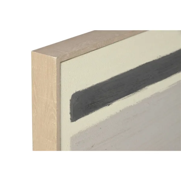 Canvas Home ESPRIT Brown Black Abstract Urban 102 x 4,5 x 102 cm (2 Units)