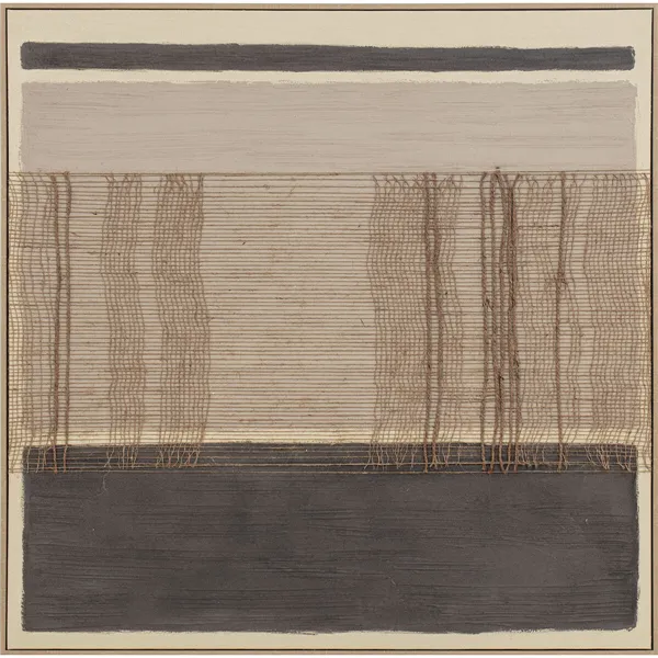 Canvas Home ESPRIT Brown Black Abstract Urban 102 x 4,5 x 102 cm (2 Units)