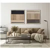 Canvas Home ESPRIT Brown Black Abstract Urban 102 x 4,5 x 102 cm (2 Units)