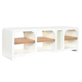 TV furniture Home ESPRIT White Natural 150 x 41 x 54 cm