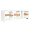 TV furniture Home ESPRIT White Natural 150 x 41 x 54 cm