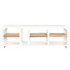 TV furniture Home ESPRIT White Natural 150 x 41 x 54 cm