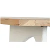 Dining Table Home ESPRIT White Natural Recycled Wood Mango wood 200 x 100 x 77 cm 200,5 x 100,5 x 77 cm