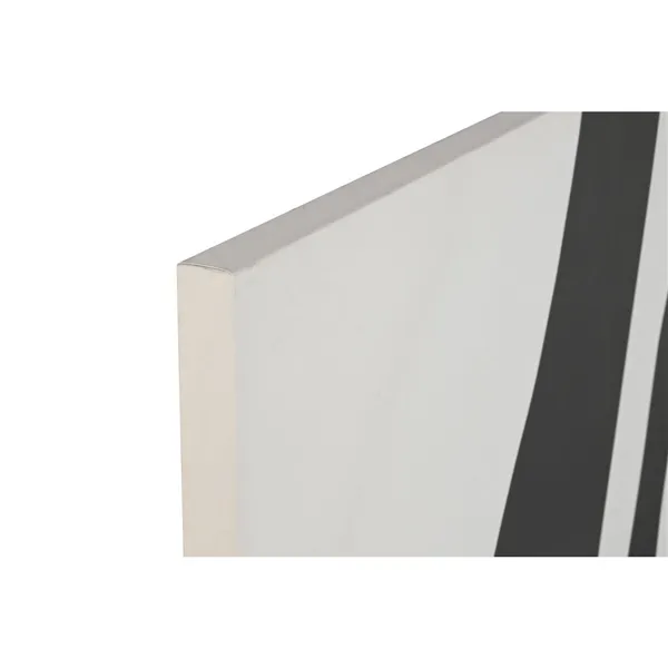Canvas Home ESPRIT White Navy Blue Modern Urban 140 x 3 x 180 cm (2 Units)