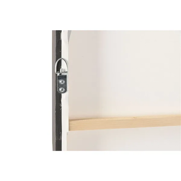 Canvas Home ESPRIT White Navy Blue Modern Urban 140 x 3 x 180 cm (2 Units)