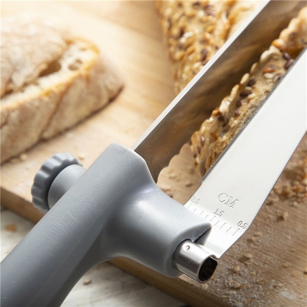 Bread Knife with Adjustable Cutting Guide Kutway InnovaGoods
