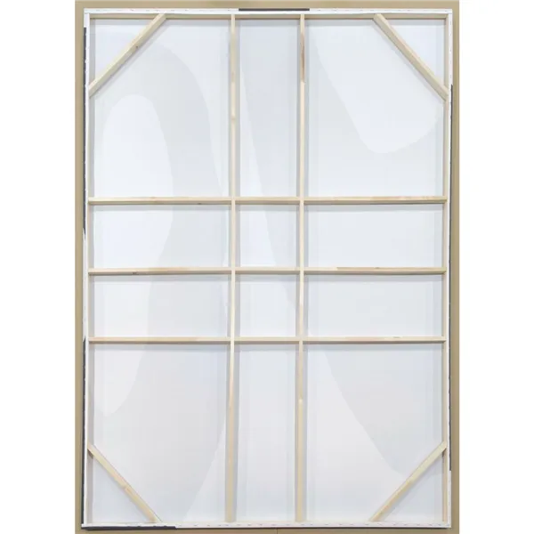 Canvas Home ESPRIT White Navy Blue Modern Urban 140 x 3 x 180 cm (2 Units)