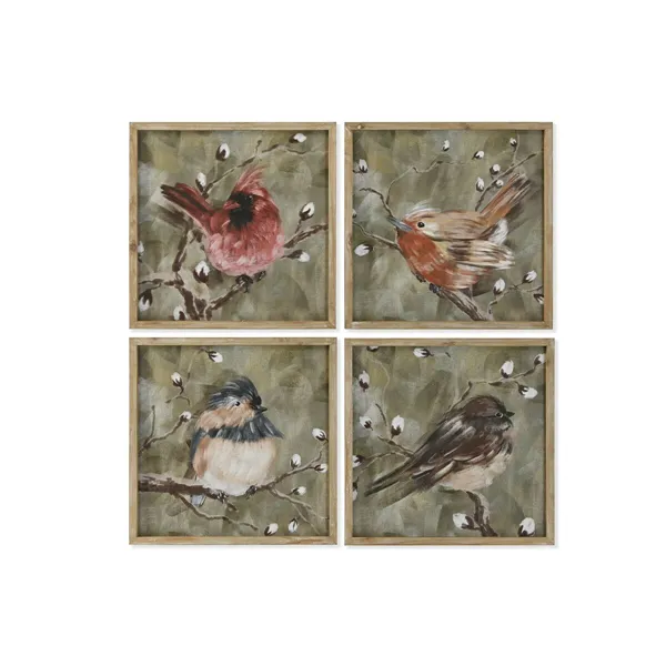 Painting Home ESPRIT Crystal MDF Wood 50 x 2 x 50 cm