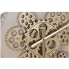 Wall Clock Home ESPRIT Beige Golden Crystal Iron 55,5 x 8,5 x 55,5 cm