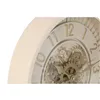 Wall Clock Home ESPRIT Beige Golden Crystal Iron 46 x 8,5 x 46 cm
