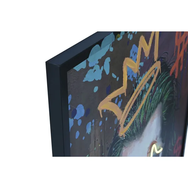 Canvas Home ESPRIT Black Loft 83 x 3 x 123 cm (2 Units)
