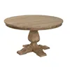 Dining Table Home ESPRIT Recycled Wood Fir wood 140 x 140 x 76 cm