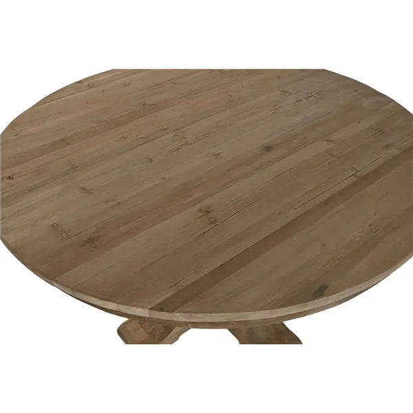 Dining Table Home ESPRIT Recycled Wood Fir wood 140 x 140 x 76 cm