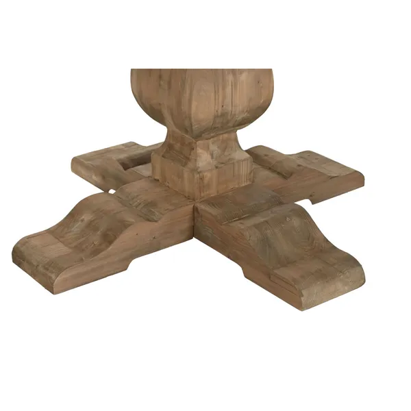 Dining Table Home ESPRIT Recycled Wood Fir wood 140 x 140 x 76 cm