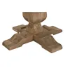 Dining Table Home ESPRIT Recycled Wood Fir wood 140 x 140 x 76 cm