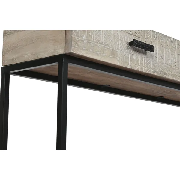 Hall Home ESPRIT White 120 x 30 x 76 cm