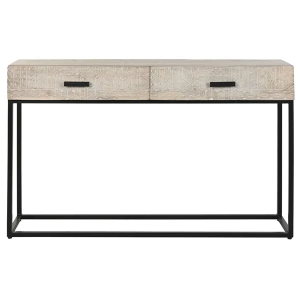 Hall Home ESPRIT White 120 x 30 x 76 cm