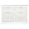 Chest of drawers Home ESPRIT White Natural 150 x 40 x 100 cm