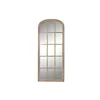 Wall mirror Home ESPRIT Natural Window Stripped 70,5 x 4 x 170,5 cm