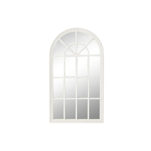 Wall mirror Home ESPRIT White Window 80 x 3,5 x 140 cm