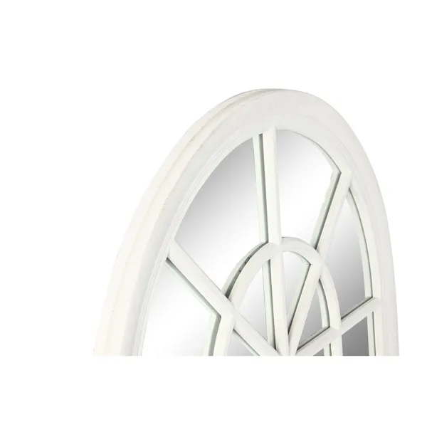 Wall mirror Home ESPRIT White Window 80 x 3,5 x 140 cm