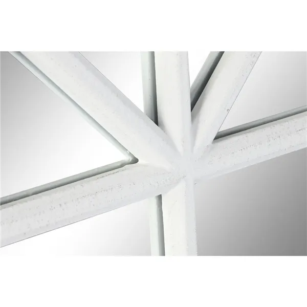 Wall mirror Home ESPRIT White Window 80 x 3,5 x 140 cm
