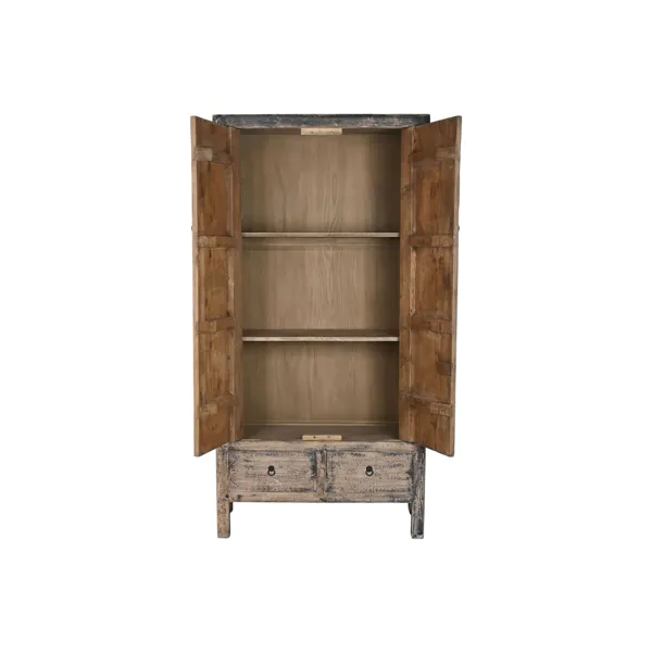 Cupboard Home ESPRIT Elm wood 100 x 50 x 200 cm