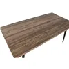 Dining Table Home ESPRIT Black Natural Iron Recycled Wood 180 x 90 x 76 cm
