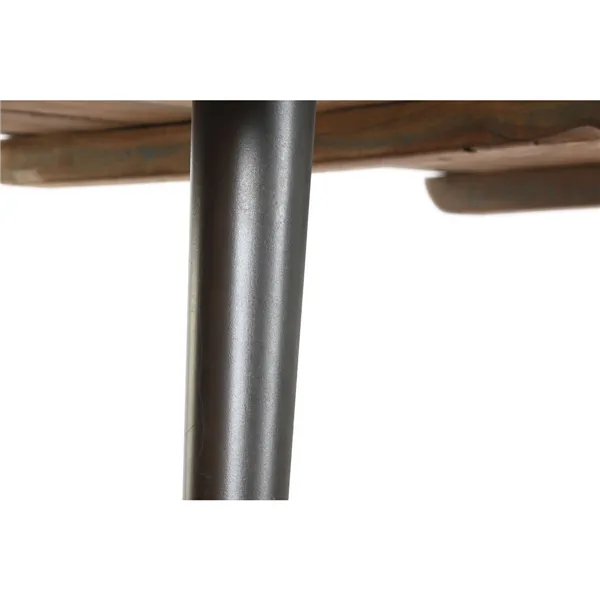 Dining Table Home ESPRIT Black Natural Iron Recycled Wood 180 x 90 x 76 cm