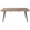 Dining Table Home ESPRIT Black Natural Iron Recycled Wood 180 x 90 x 76 cm