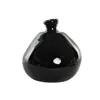 Vase Home ESPRIT Black Recycled glass 31 x 31 x 32 cm